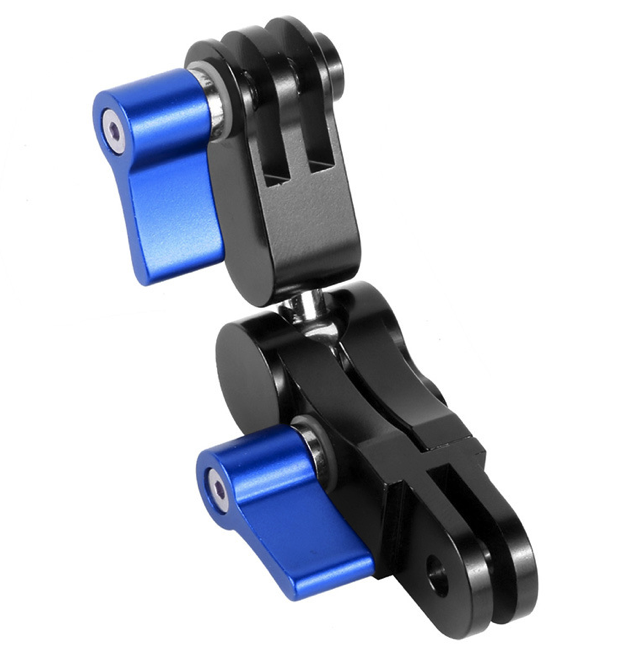 360-Degree Rotating Mount, Universal Adjustable Arm, Metal Action Camera Mount