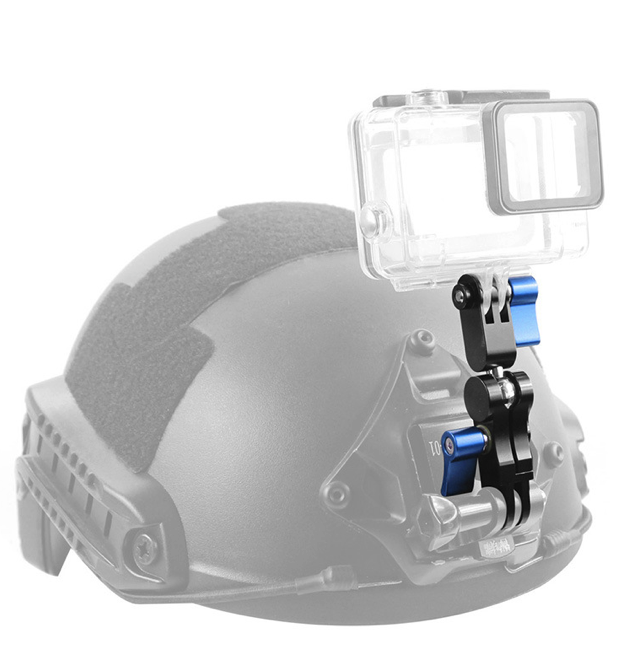 360-Degree Rotating Mount, Universal Adjustable Arm, Metal Action Camera Mount