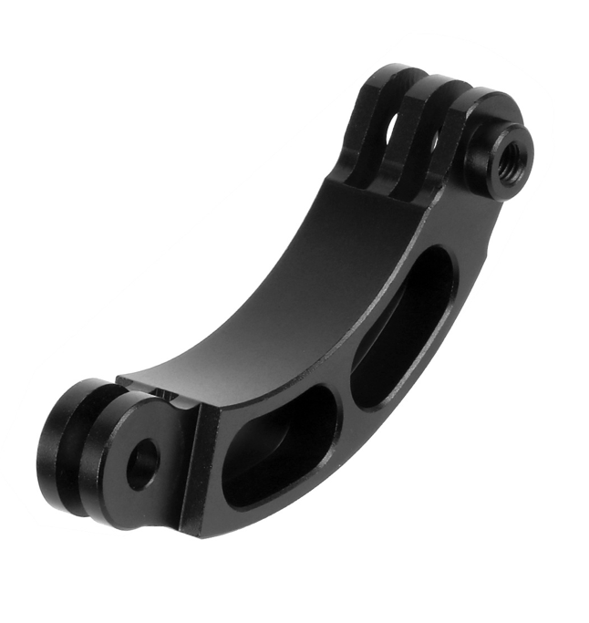 Aluminum Alloy Short Bend Rod, Extension Rod, Extension Arm Mount, Action Camera Adapter Mount