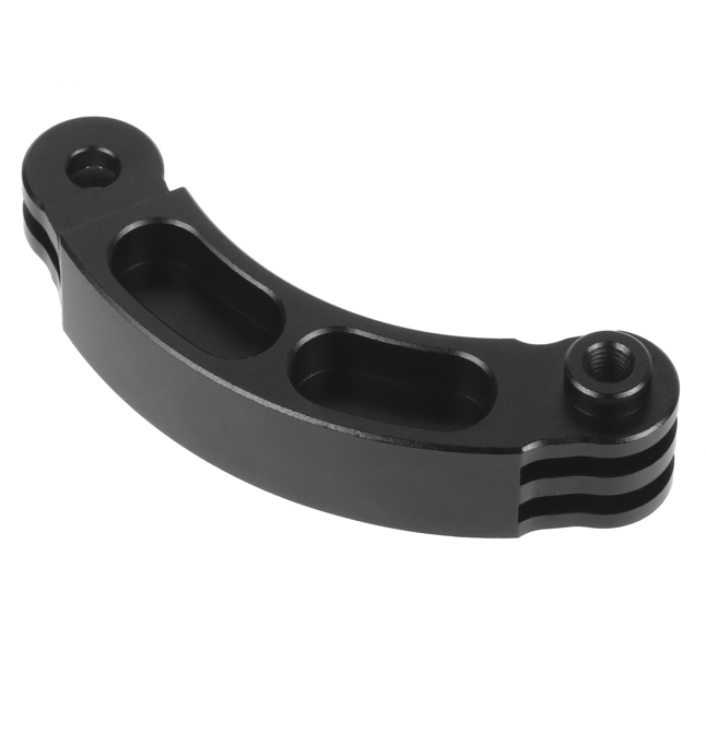 Aluminum Alloy Short Bend Rod, Extension Rod, Extension Arm Mount, Action Camera Adapter Mount