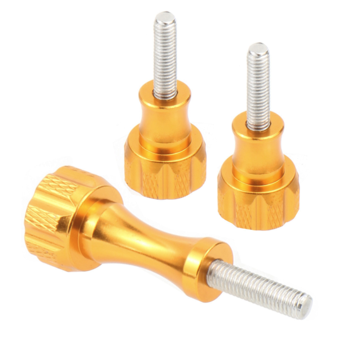 Aluminum Alloy Screw Accessories: Metal Screws and Nuts in Various Lengths and Colors for Action Cameras