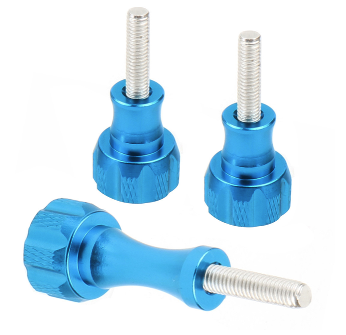 Aluminum Alloy Screw Accessories: Metal Screws and Nuts in Various Lengths and Colors for Action Cameras