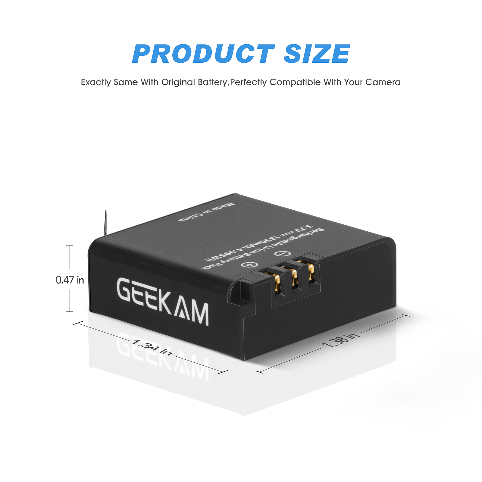 Action Camera Battery GK-02