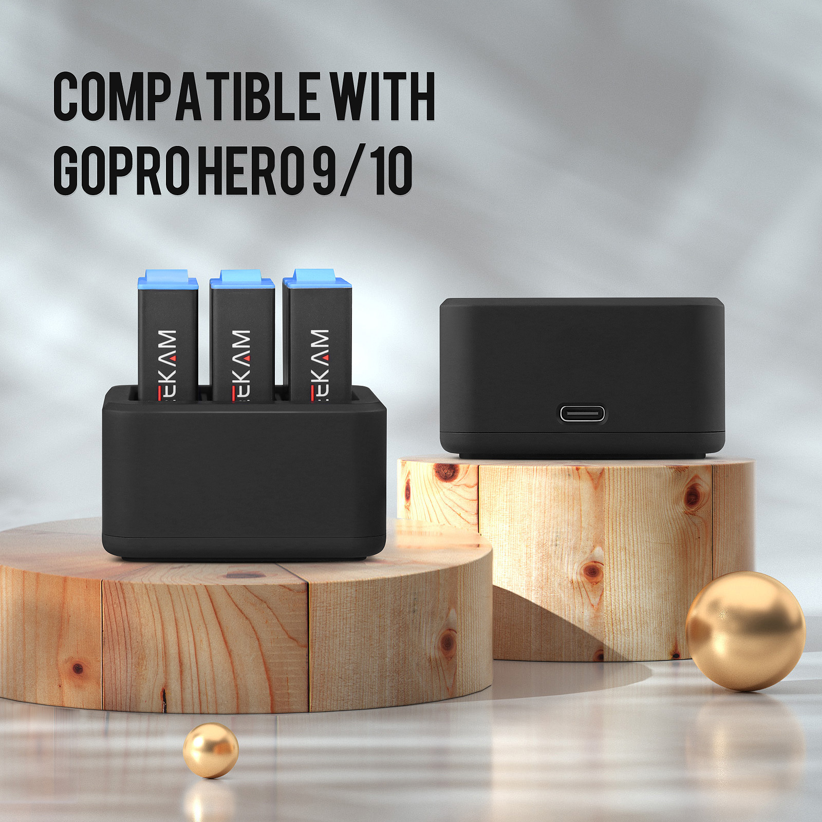 for GoPro Hero 9 10 11 12 Charger