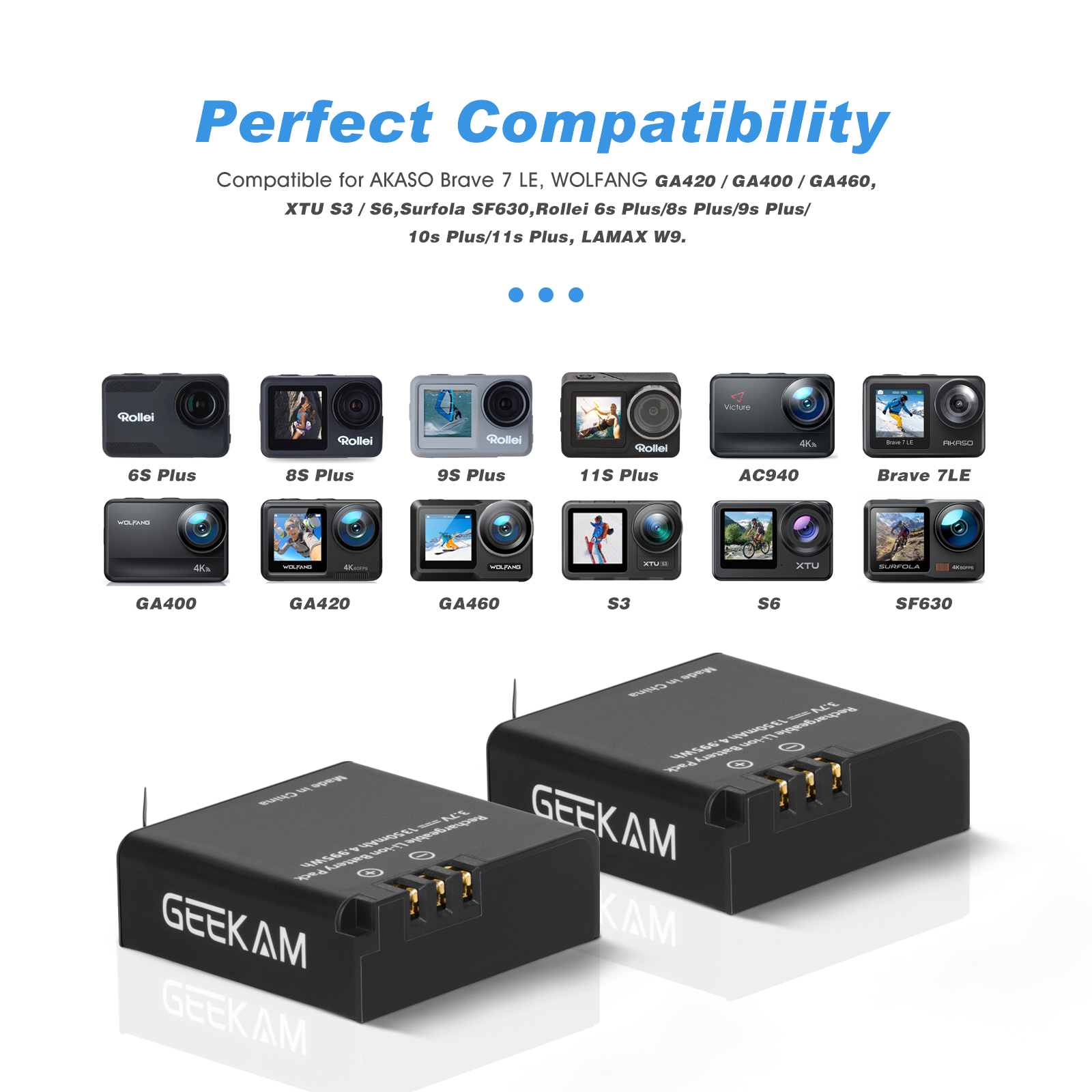Action Camera Battery GK-02