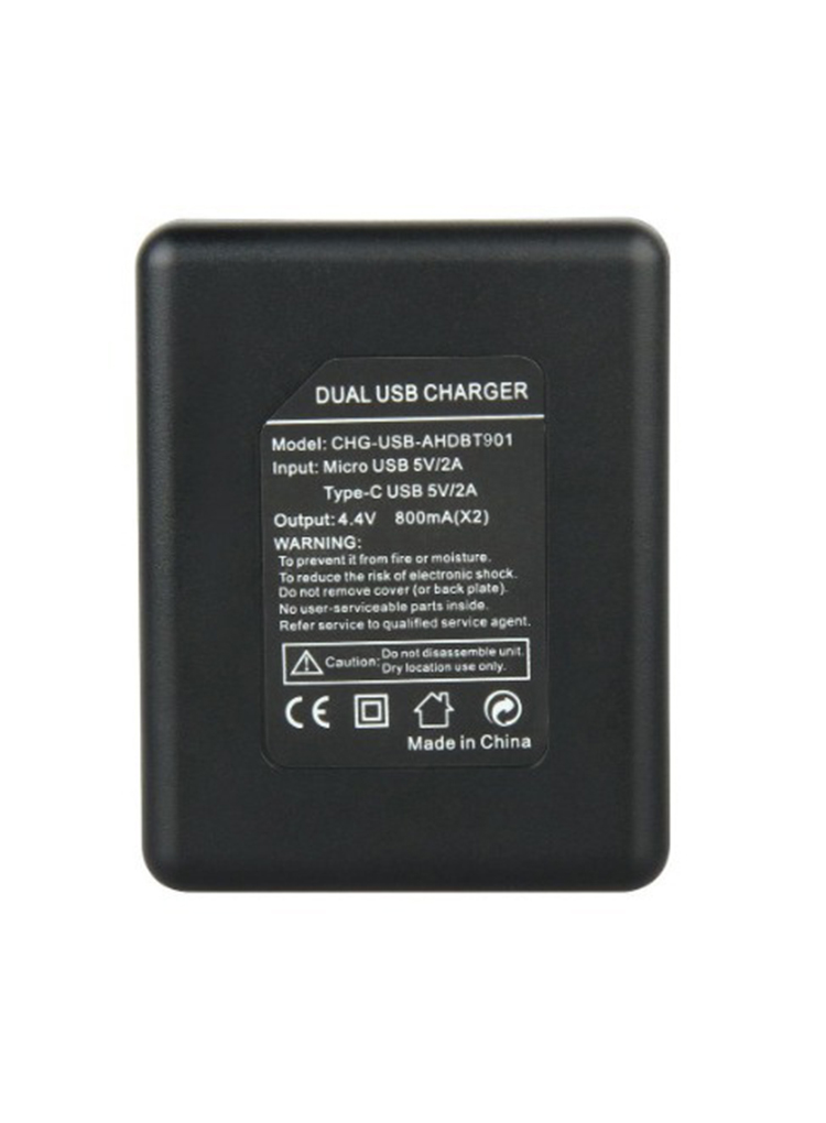 for GoPro 9 10 11 12 AHDBT-901 Charger
