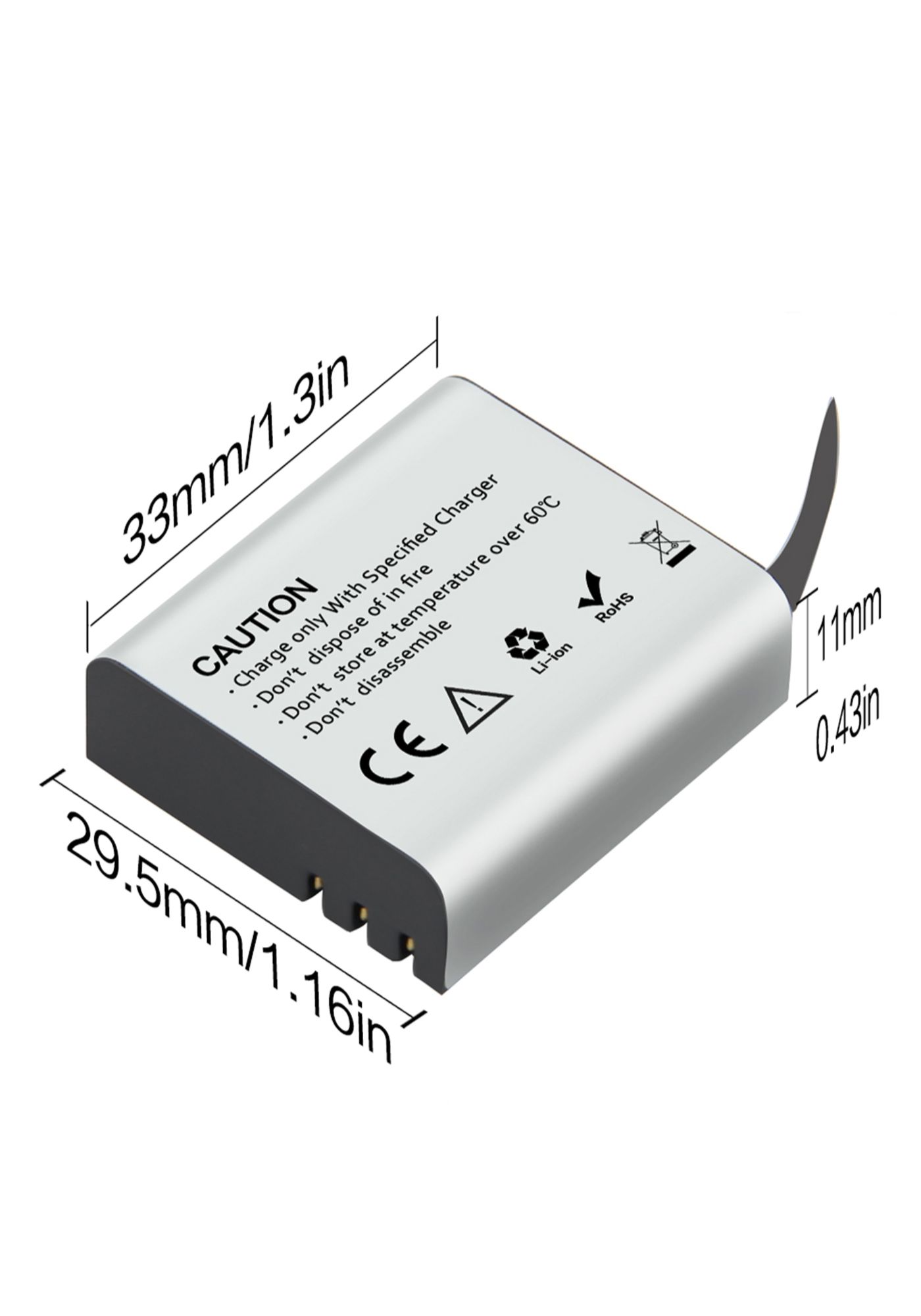 Action Camera Battery S009R