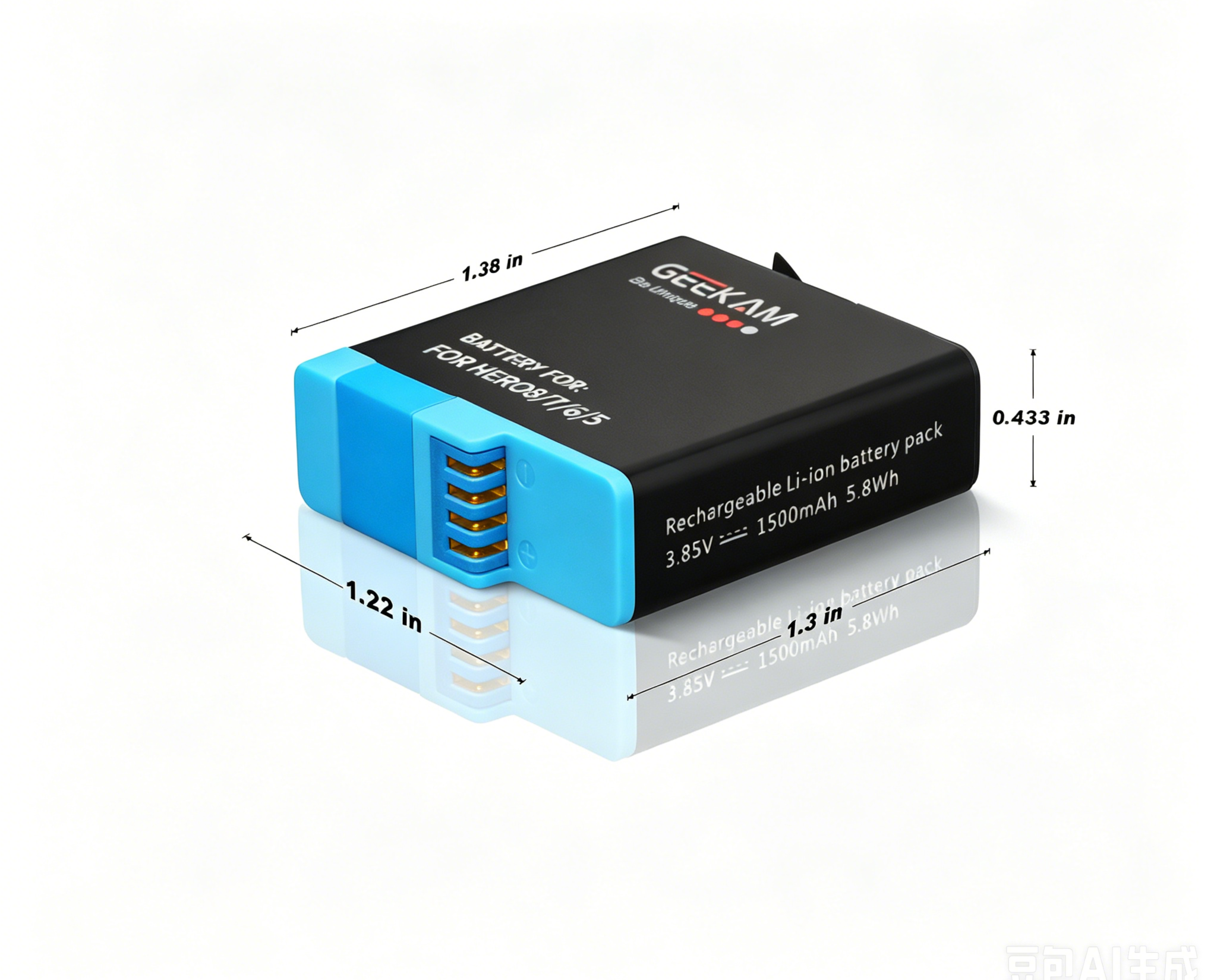 Action Camera Battery
