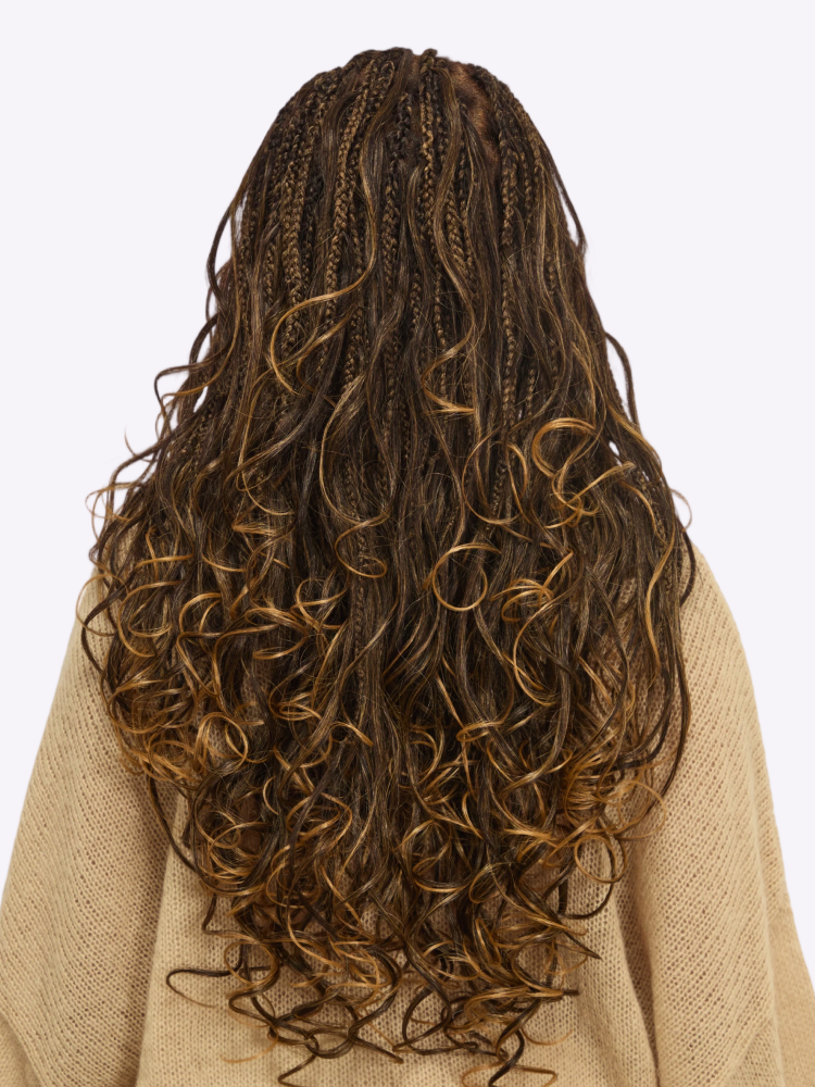 HD Lace Knotless Braid Wig That Looks Like Real Scalp