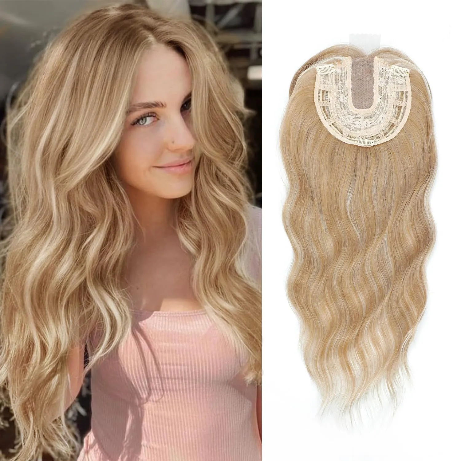 ⚡FINAL HOURS: 50% OFF🌷2026 New Lightweight & Breathable Wavy Hair Topper