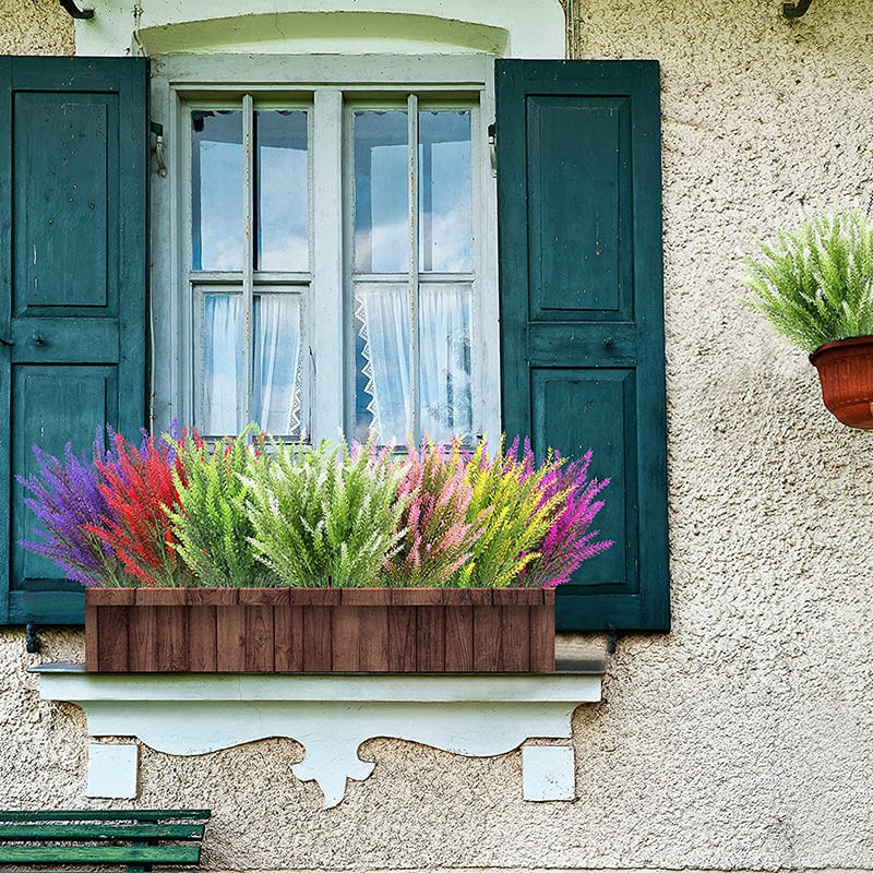 🌿Outdoor Faux Lavender Bushes That Look Fresh Every Day💐