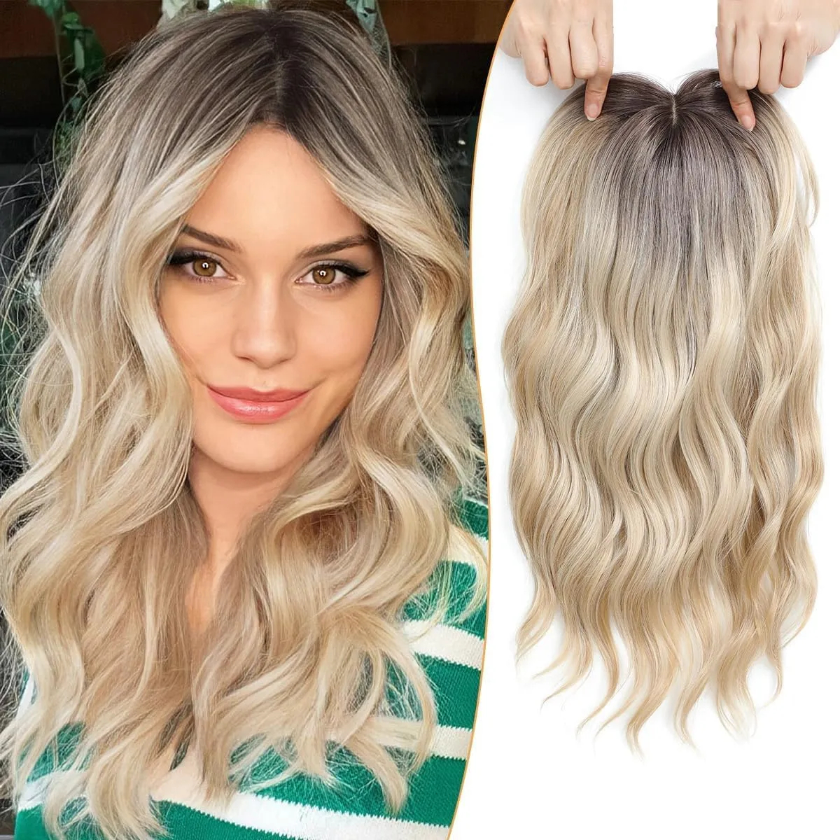 ⚡FINAL HOURS: 50% OFF🌷2026 New Lightweight & Breathable Wavy Hair Topper