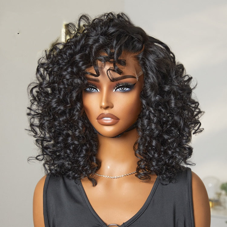 No Glue, No Fuss C-Part Curl Wig with Bouncy Volume