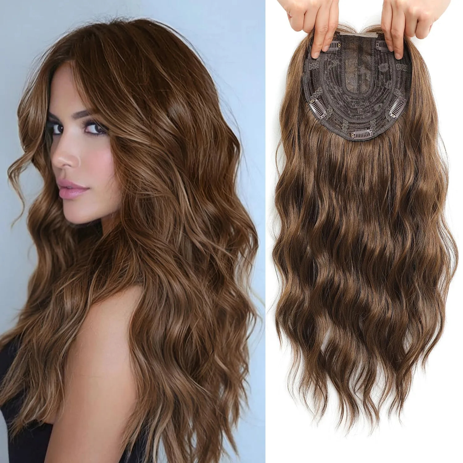 ⚡FINAL HOURS: 50% OFF🌷2026 New Lightweight & Breathable Wavy Hair Topper