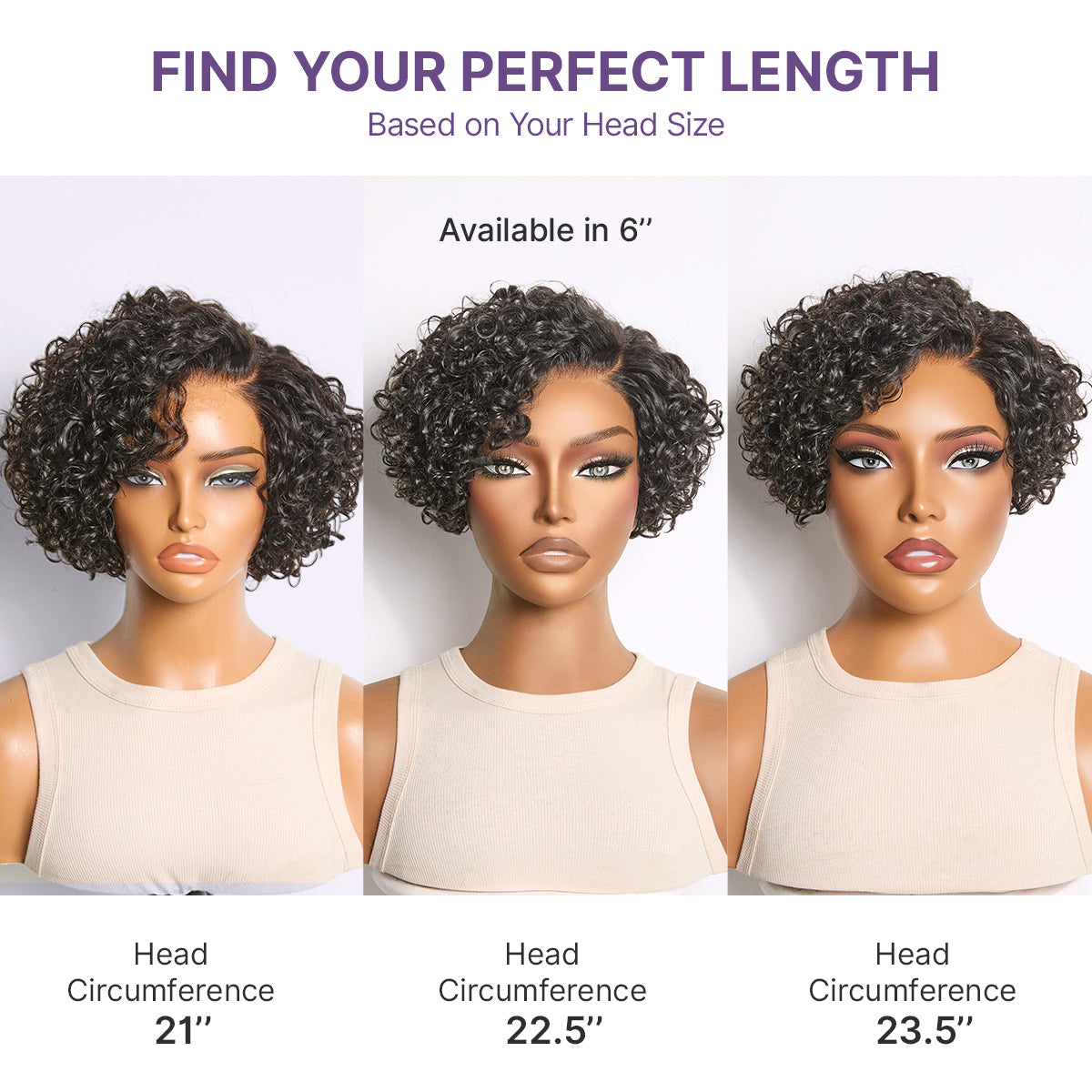 No Glue, No Fuss C-Part Curl Wig with Bouncy Volume