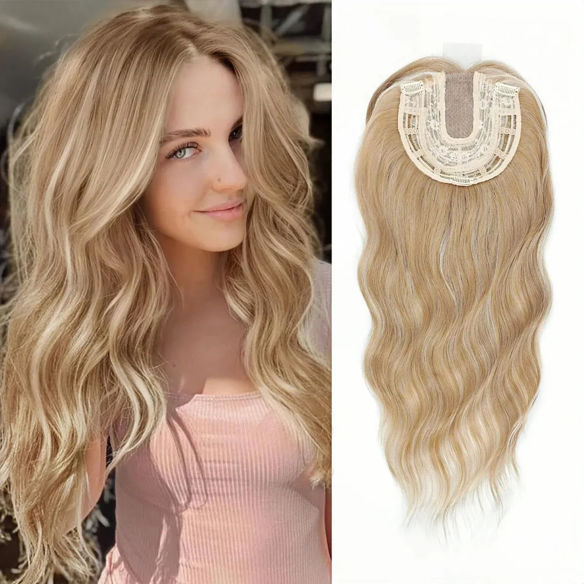 ⚡FINAL HOURS: 50% OFF🌷2026 New Lightweight & Breathable Wavy Hair Topper
