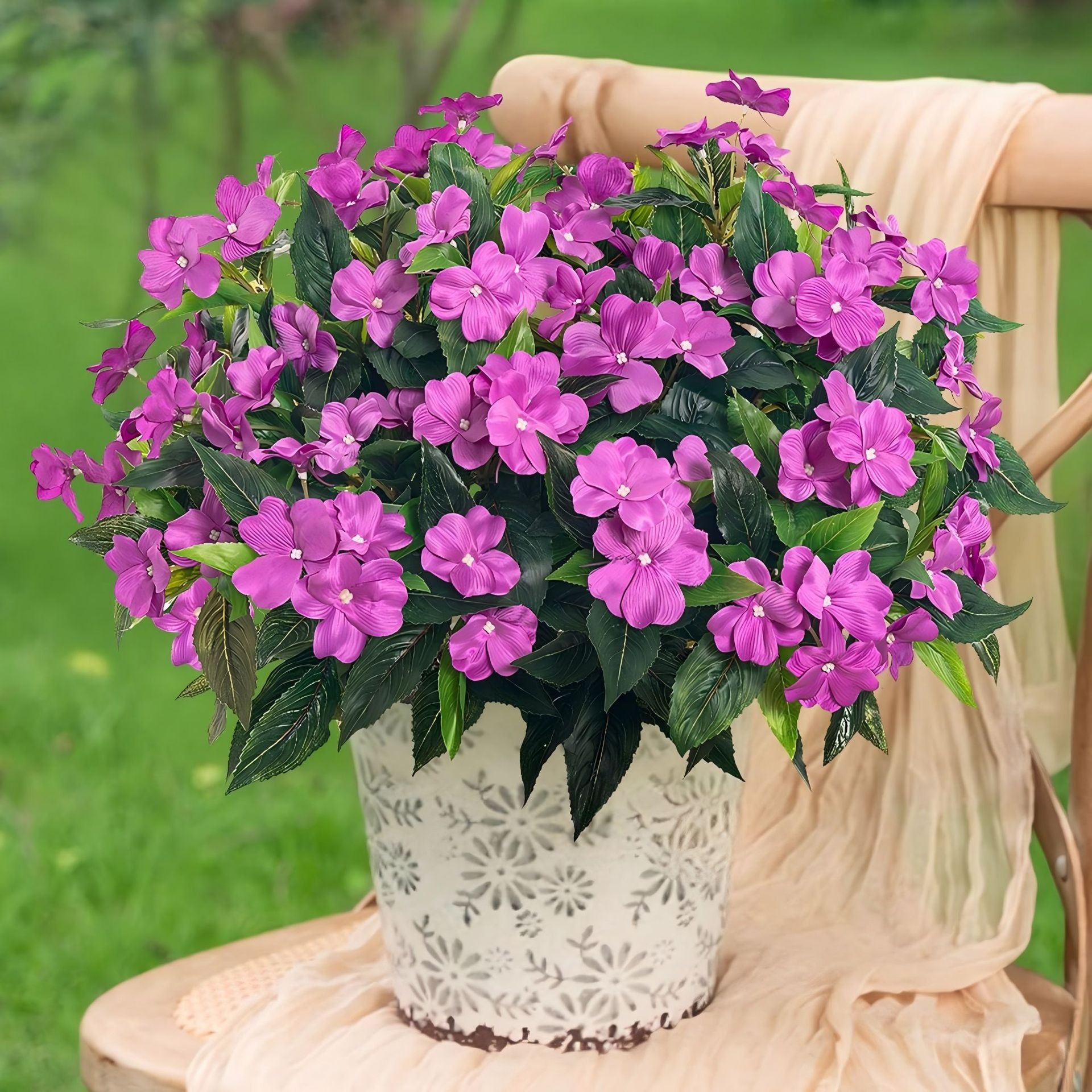 5 PCS UV-Resistant Artificial Flowers Suitable for Outdoors
