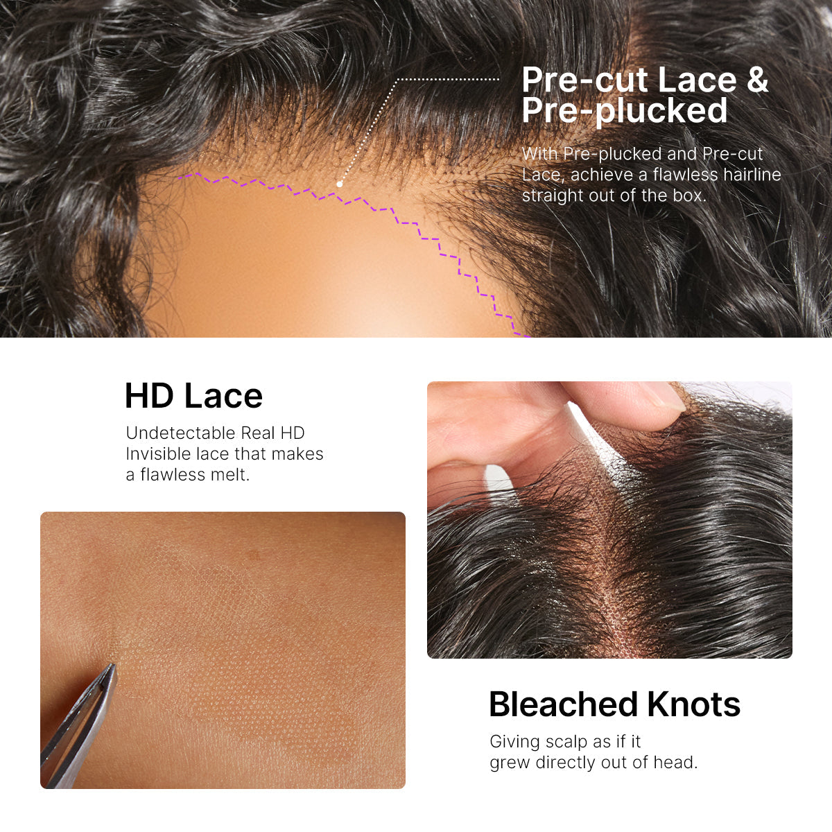 No Glue, No Fuss C-Part Curl Wig with Bouncy Volume