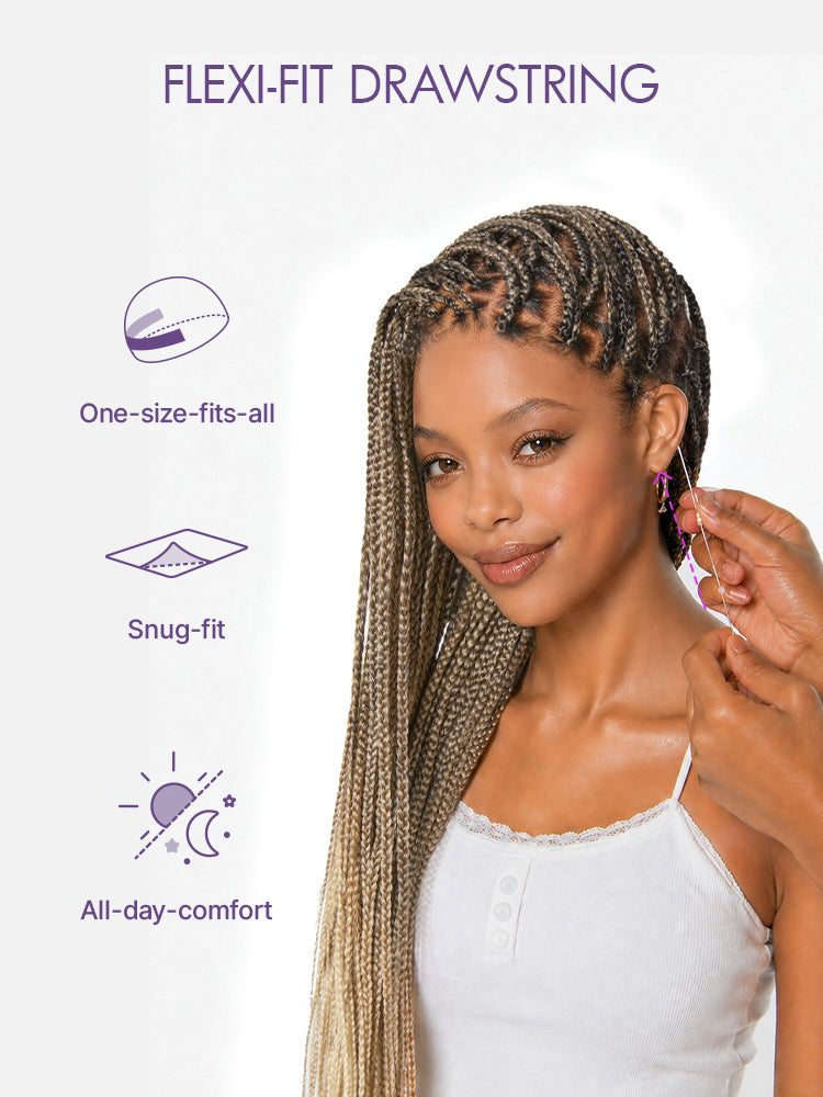 HD Lace Knotless Braid Wig That Looks Like Real Scalp