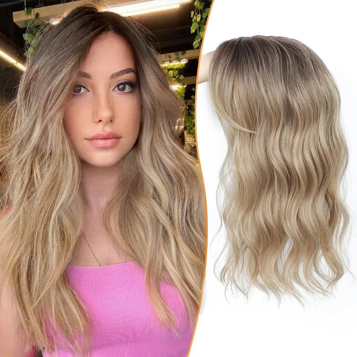 ⚡FINAL HOURS: 50% OFF🌷2026 New Lightweight & Breathable Wavy Hair Topper