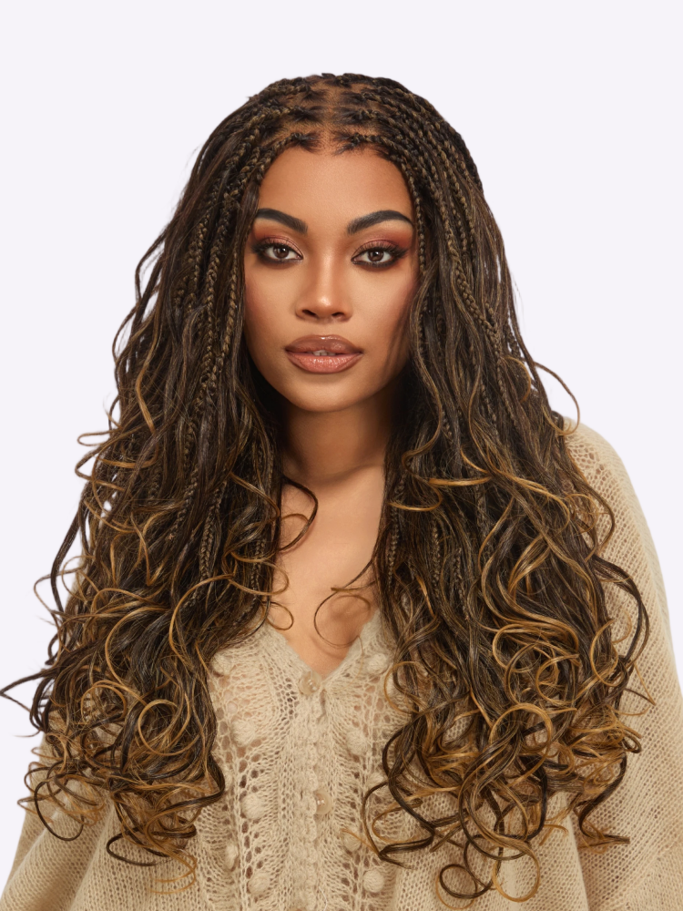 HD Lace Knotless Braid Wig That Looks Like Real Scalp
