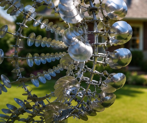 50% OFF 🌿 Garden Magic Kinetic Metal Windmill Spinner Decoration