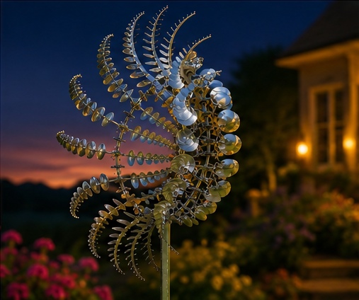 50% OFF 🌿 Garden Magic Kinetic Metal Windmill Spinner Decoration