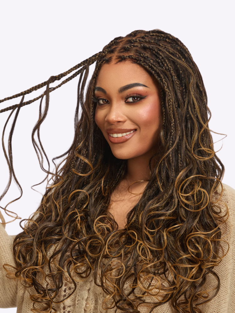 HD Lace Knotless Braid Wig That Looks Like Real Scalp