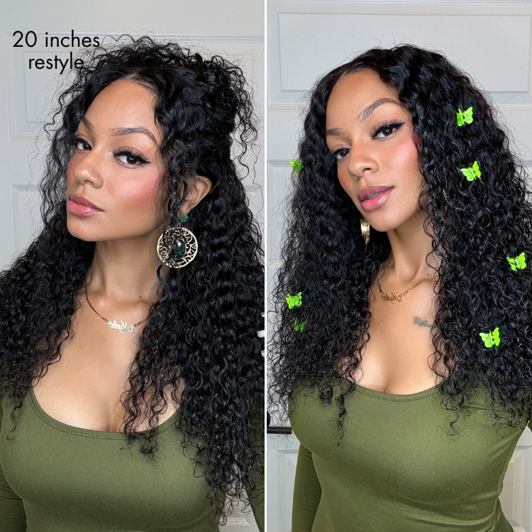 No Glue, No Fuss Water Wave Wig with Fluffy Natural Volume