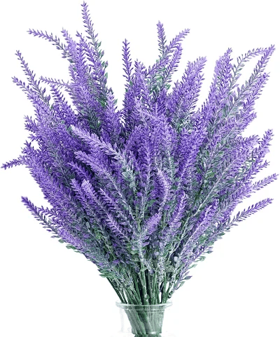 🌿Outdoor Faux Lavender Bushes That Look Fresh Every Day💐