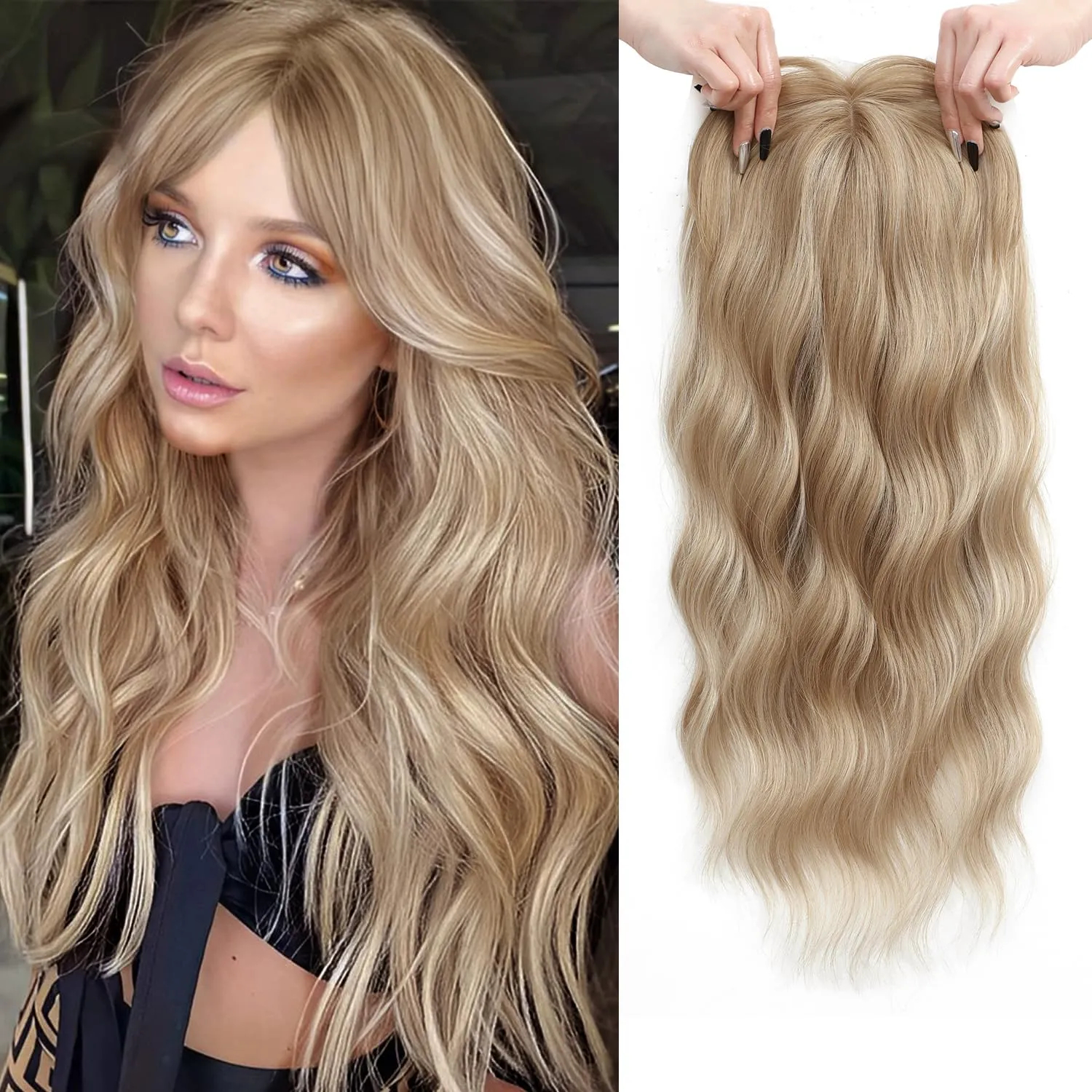 ⚡FINAL HOURS: 50% OFF🌷2026 New Lightweight & Breathable Wavy Hair Topper