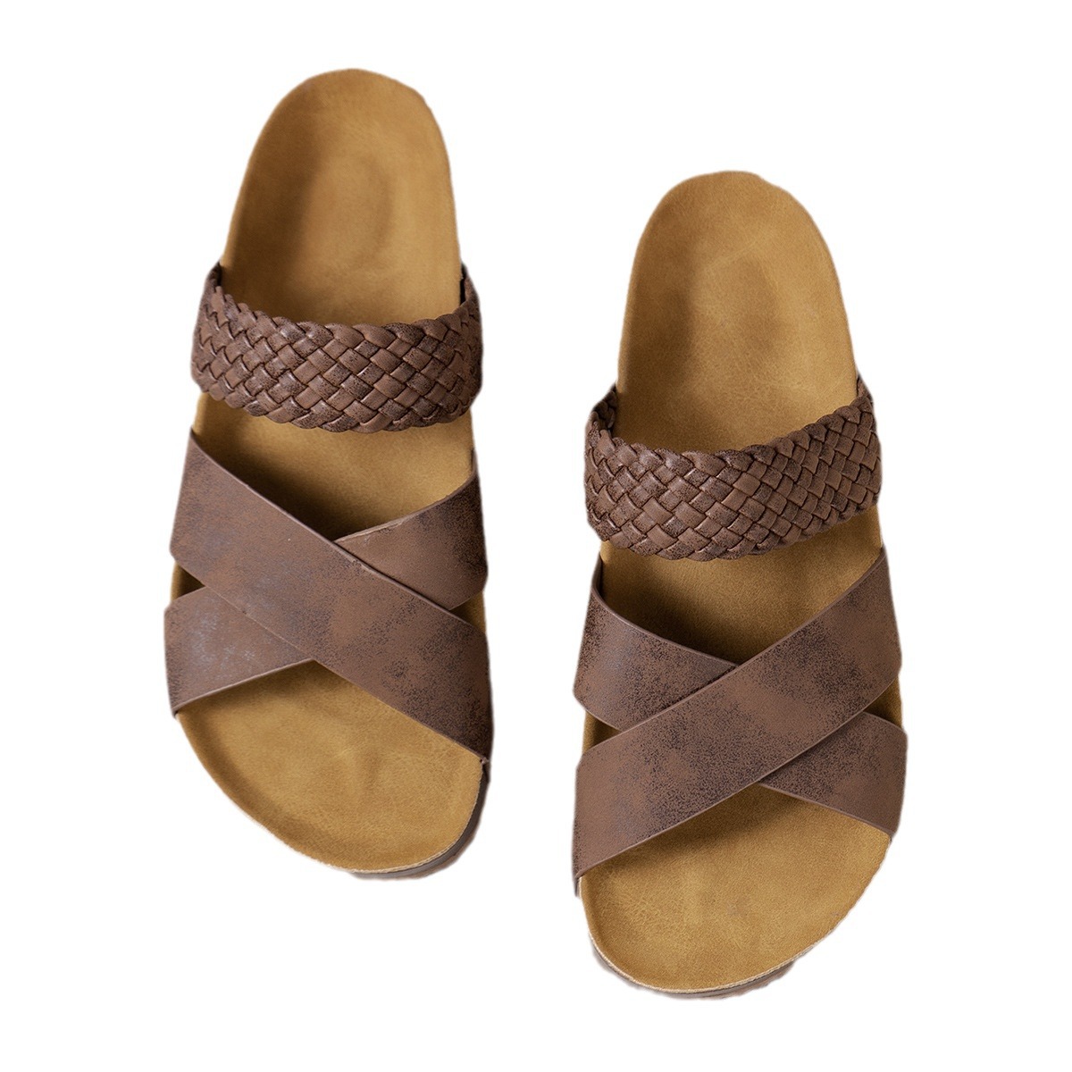 Braided Platform Beach Sandals – Lightweight & Ultra Comfortable