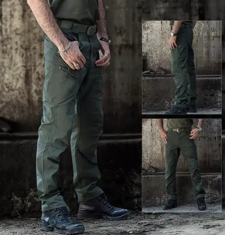 ✨Lightweight Waterproof Ripstop Pants With 8 Pockets, Elastic Waistband-Unisex Stretch Fit