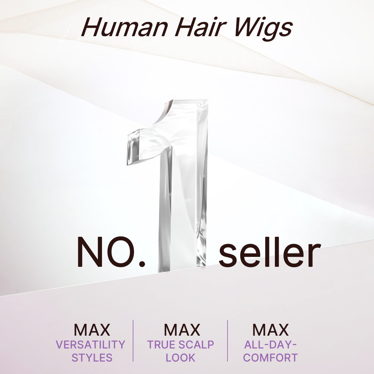 No Glue, No Fuss Water Wave Wig with Fluffy Natural Volume