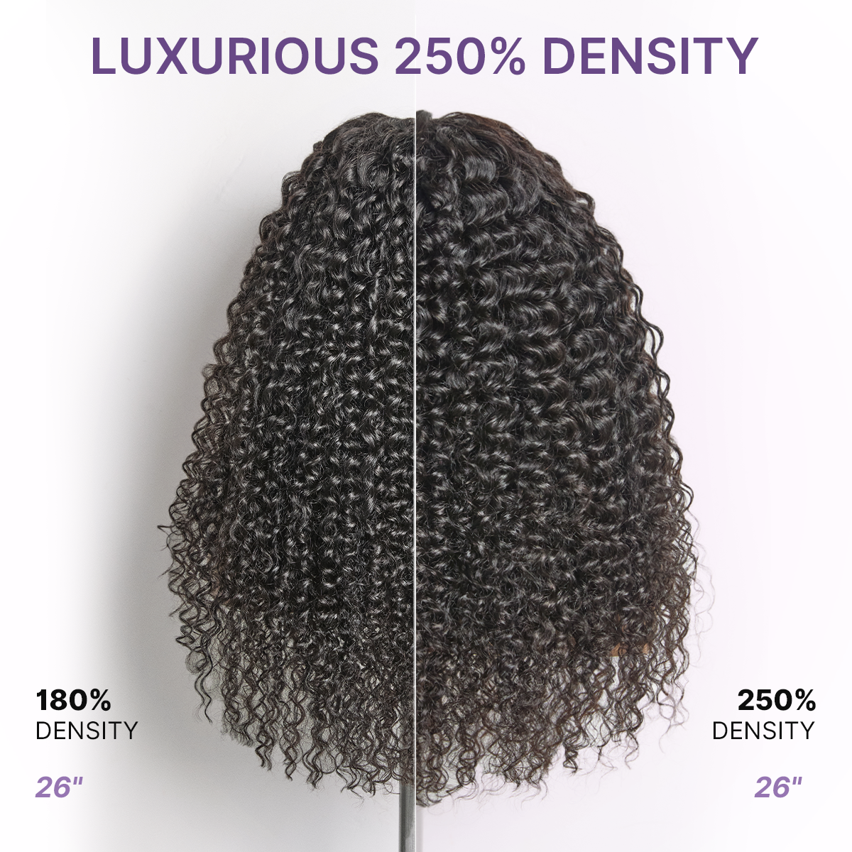 No Glue, No Fuss Water Wave Wig with Fluffy Natural Volume