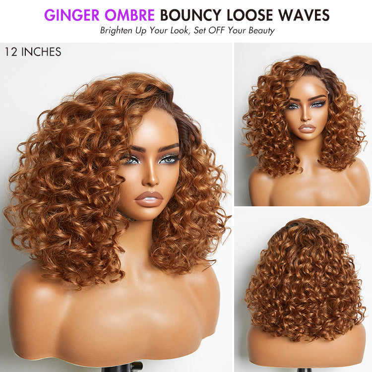 No Glue, No Fuss C-Part Curl Wig with Bouncy Volume