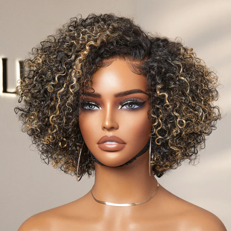 No Glue, No Fuss C-Part Curl Wig with Bouncy Volume