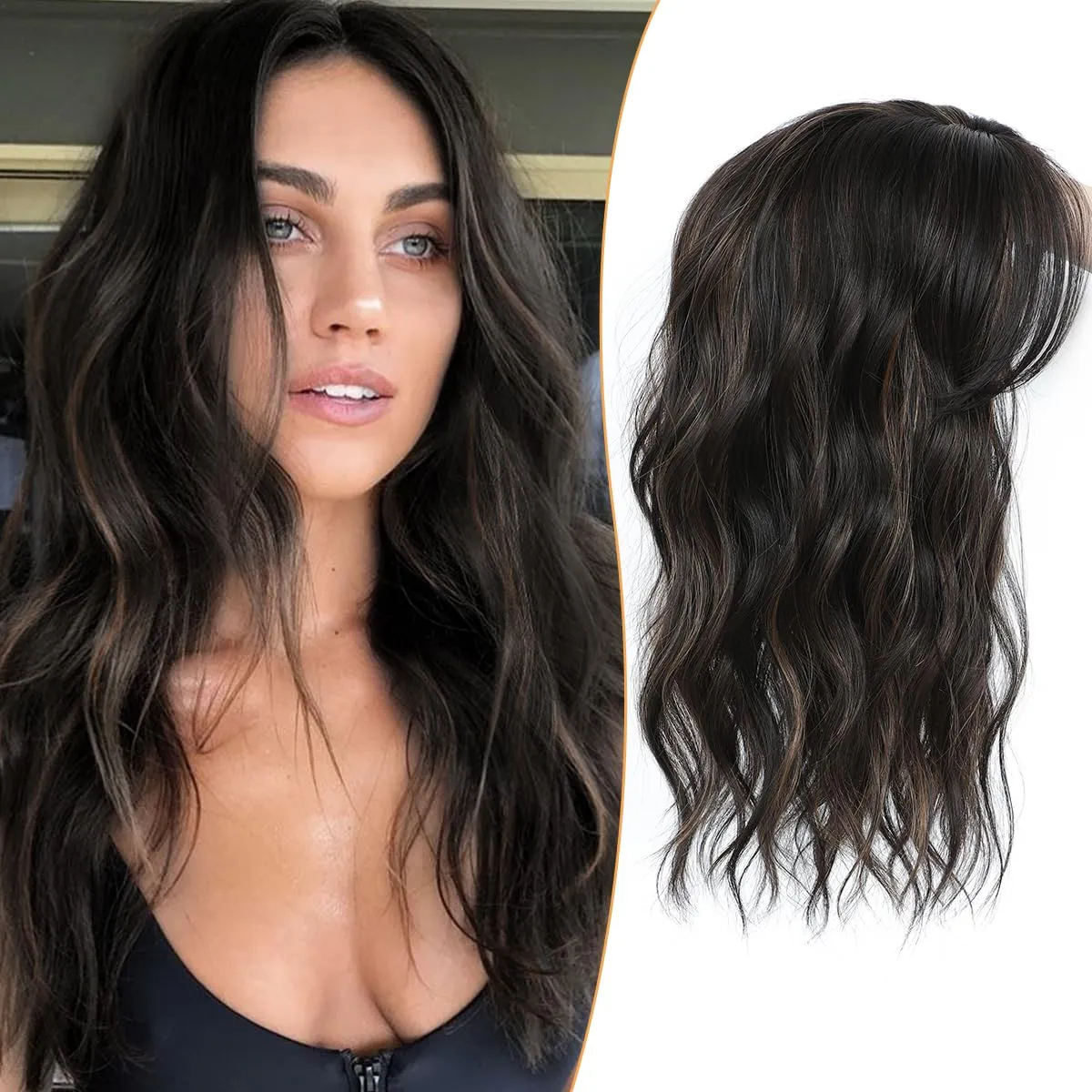 ⚡FINAL HOURS: 50% OFF🌷2026 New Lightweight & Breathable Wavy Hair Topper