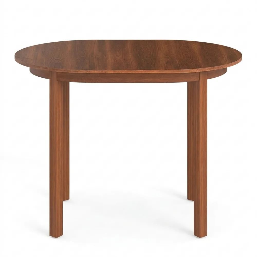 Ovaler Holzesstisch für 2-4 Personen, platzsparend für Küche und Esszimmer