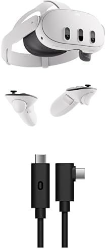 Meta Quest 3 512GB | Virtual Reality Headset Without Wires — Thirty Percent Sharper Resolution — 2X Graphical Processing (Renewed Premium)