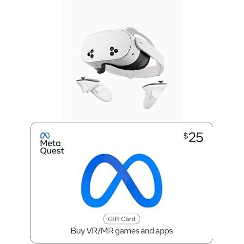 Meta Quest 3S 128GB | VR Headset — Thirty-Three Percent More Memory — 2X Graphical Processing Power — Virtual Reality Without Wires — Access to 40+ Games with a 3-Month Trial of Meta Horizon+ Included
