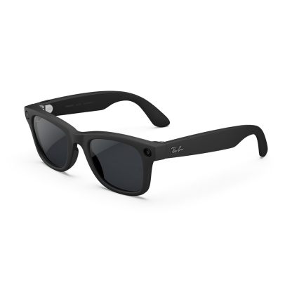 Ray-Ban Meta (Gen 2), Wayfarer, Matte Black | Smart AI Glasses for Men, Women — 2X Battery Life — 3K HD Resolution — 12 MP Ultra-Wide Camera, Audio, Video — Polarized Gradient Graphite Lenses