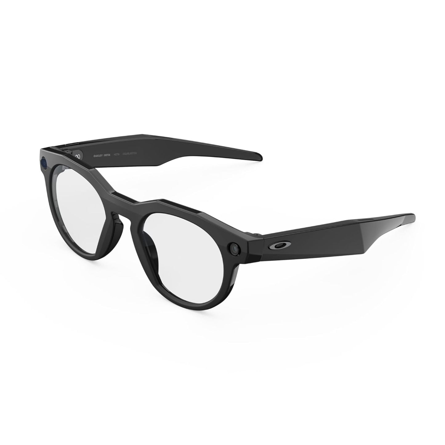 Oakley Meta HSTN, Clear | Smart AI Glasses for Men, Women — Performance for Sports, Athletes — Camera, Audio, Video — 8 Hour Battery — 3K HD Resolution — Clear to Grey Transitions® Lenses