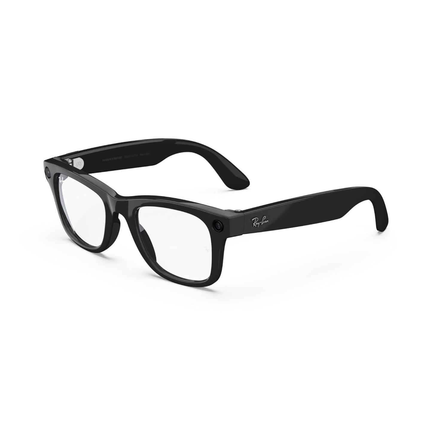 Ray-Ban Meta (Gen 1), Wayfarer, Matte Black | Smart AI Glasses for Men, Women — 12 MP Camera, Open-Ear Speakers, Video Recording, Bluetooth — Polarized Gradient Graphite Lenses — Wearable Technology