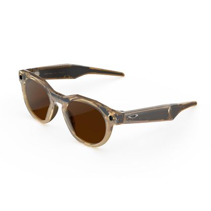 Oakley Meta HSTN, Clear | Smart AI Glasses for Men, Women — Performance for Sports, Athletes — Camera, Audio, Video — 8 Hour Battery — 3K HD Resolution — Clear to Grey Transitions® Lenses