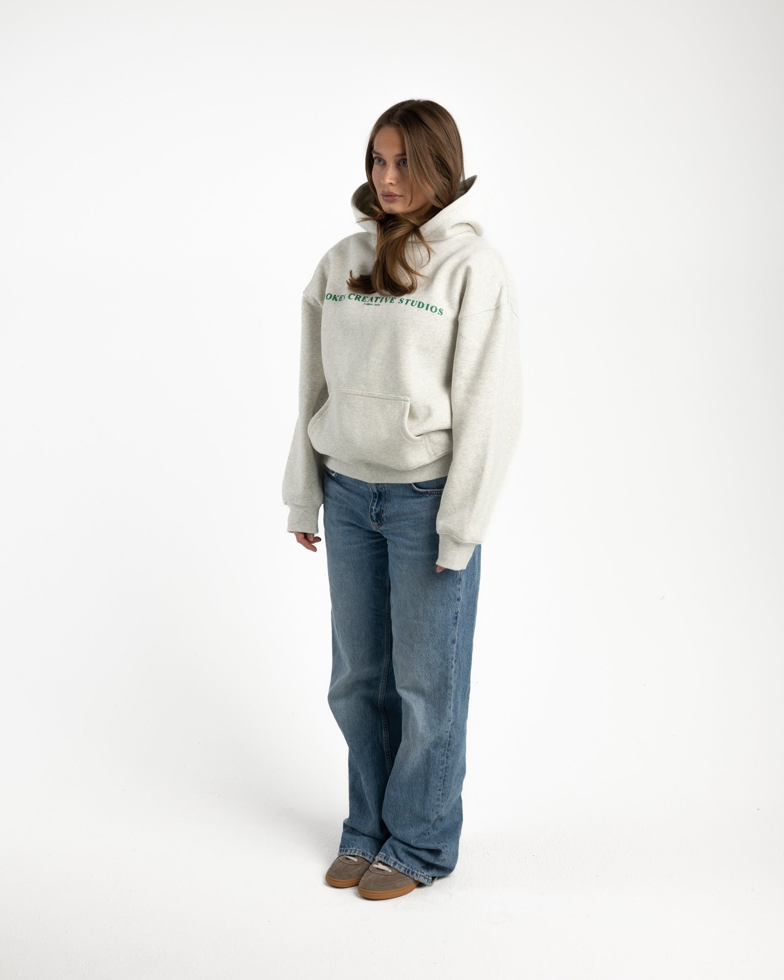 BCS Grey & Green Hoodie-Fineriform