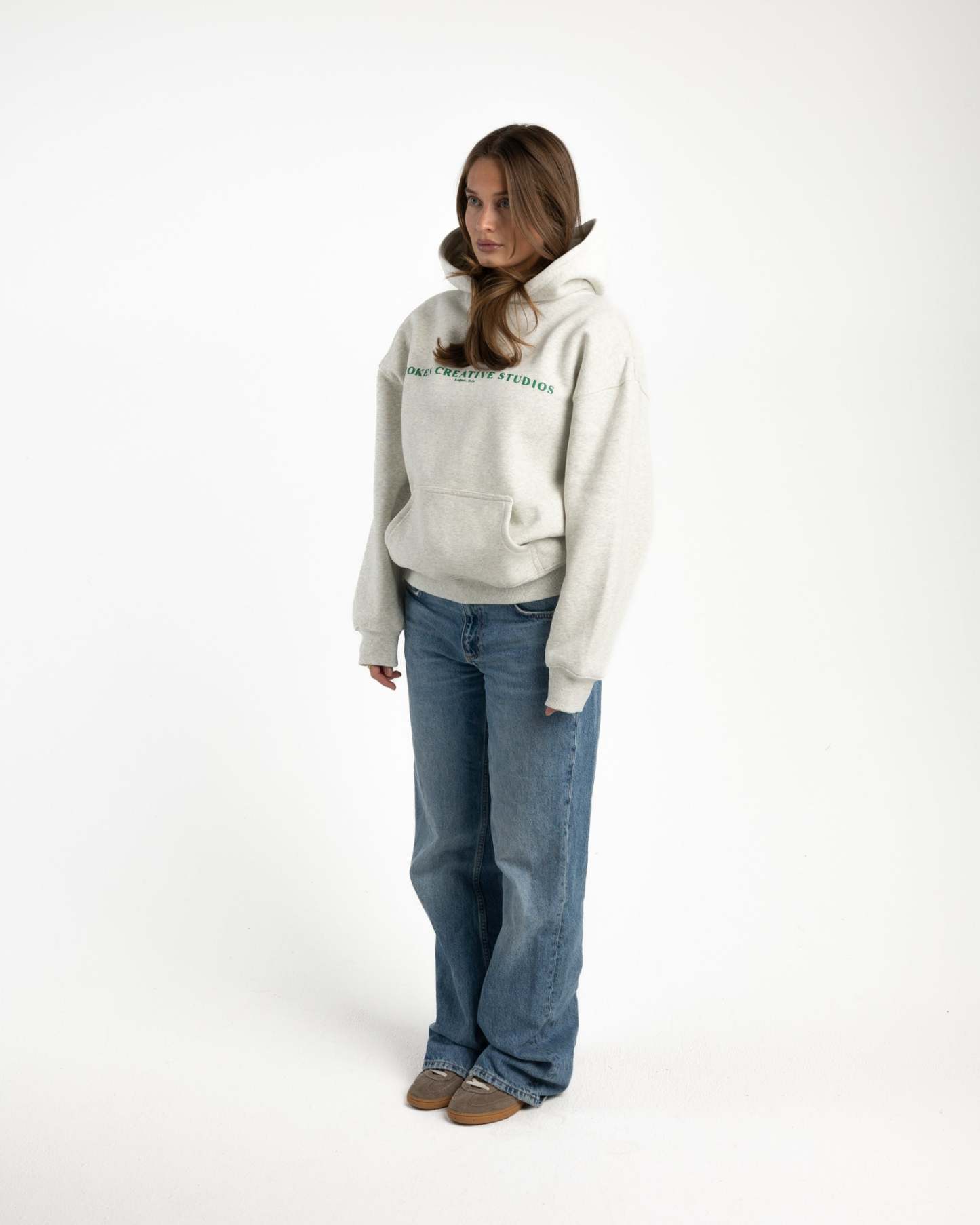 BCS Grey & Green Hoodie-Fineriform