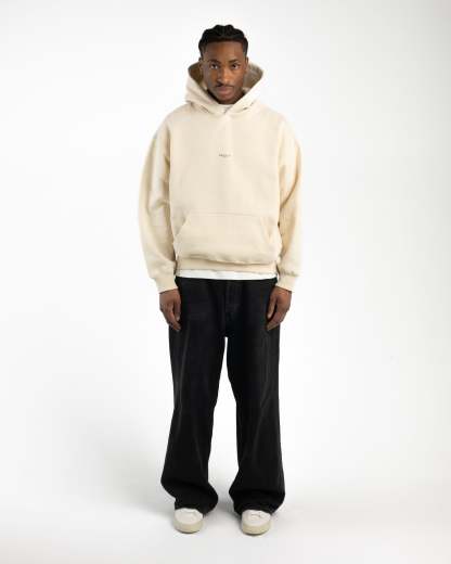 Lightweight Cream Hoodie-Fineriform