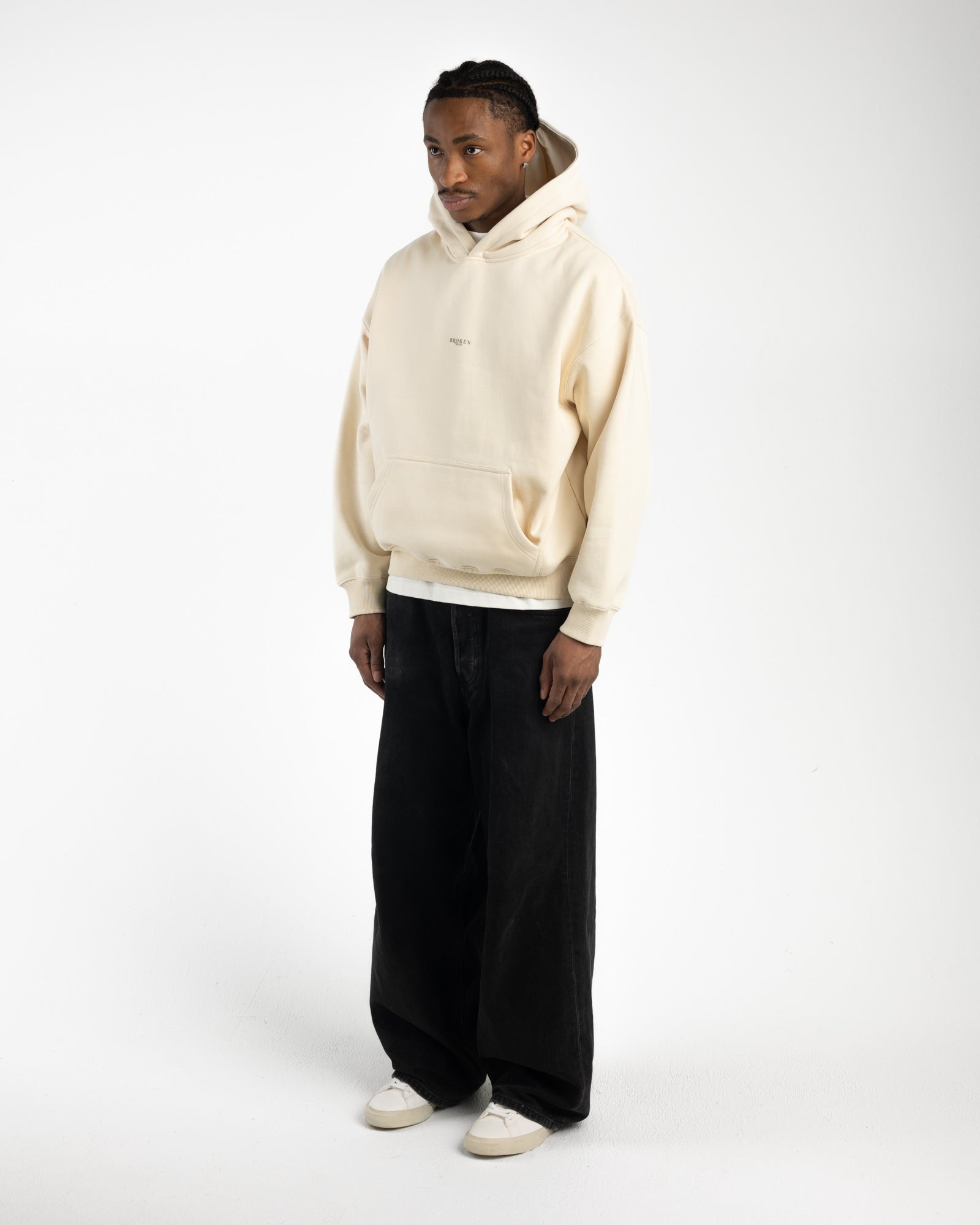 Lightweight Cream Hoodie-Fineriform