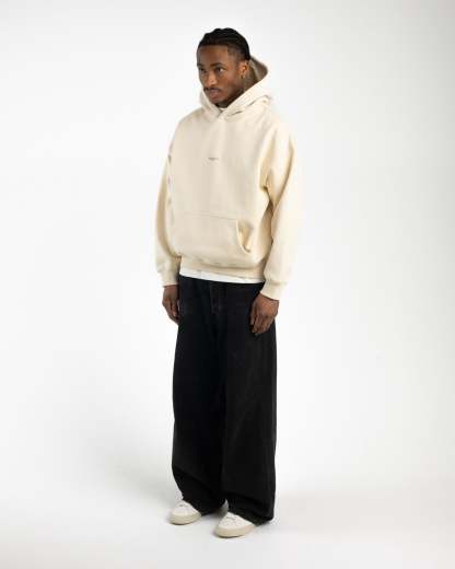 Lightweight Cream Hoodie-Fineriform